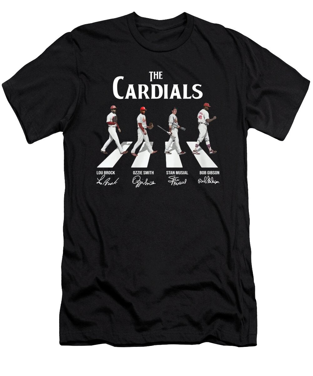 St Louis Cardinals Legends Abbey Road Signatures Th T-Shirt