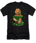 St Patricks Day Leprechaun Labradoodle Dog Yah Lishr T-Shirt