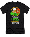 St Patricks Day My Lucky Bartender Costume Haselshirt T-Shirt