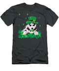 St Patricks Day Siberian Husky Shamrock Pet Dog Lover Julie Hurst T-Shirt
