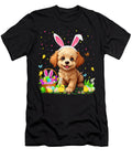 Standard Poodle Dog Easter Egg Hunt Bunny Ear Studi Alex T-Shirt