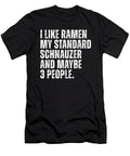 Standard Schnauzer Dog Owner Ramen Noodles Lover Zyneu Gangd T-Shirt