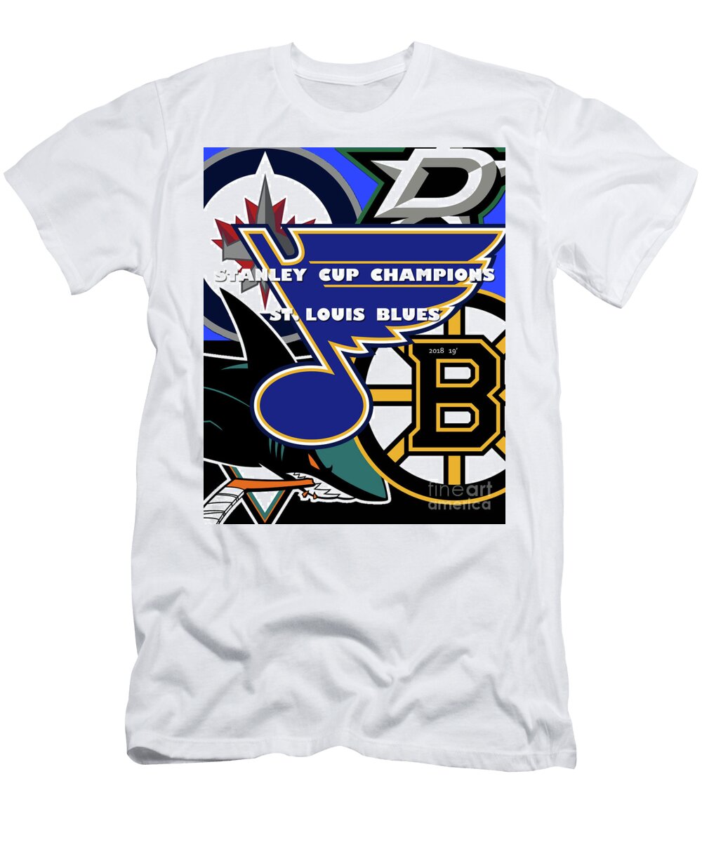 Stanley Cup Playoffs Boston Bruins St Louis Blues Thomas Pollart T-Shirt
