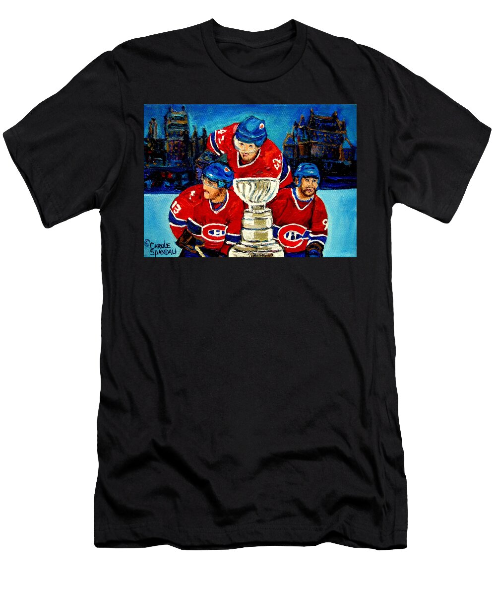 Stanley Cup Win in Sight Playoffs 2010 Carole Spandau T-Shirt