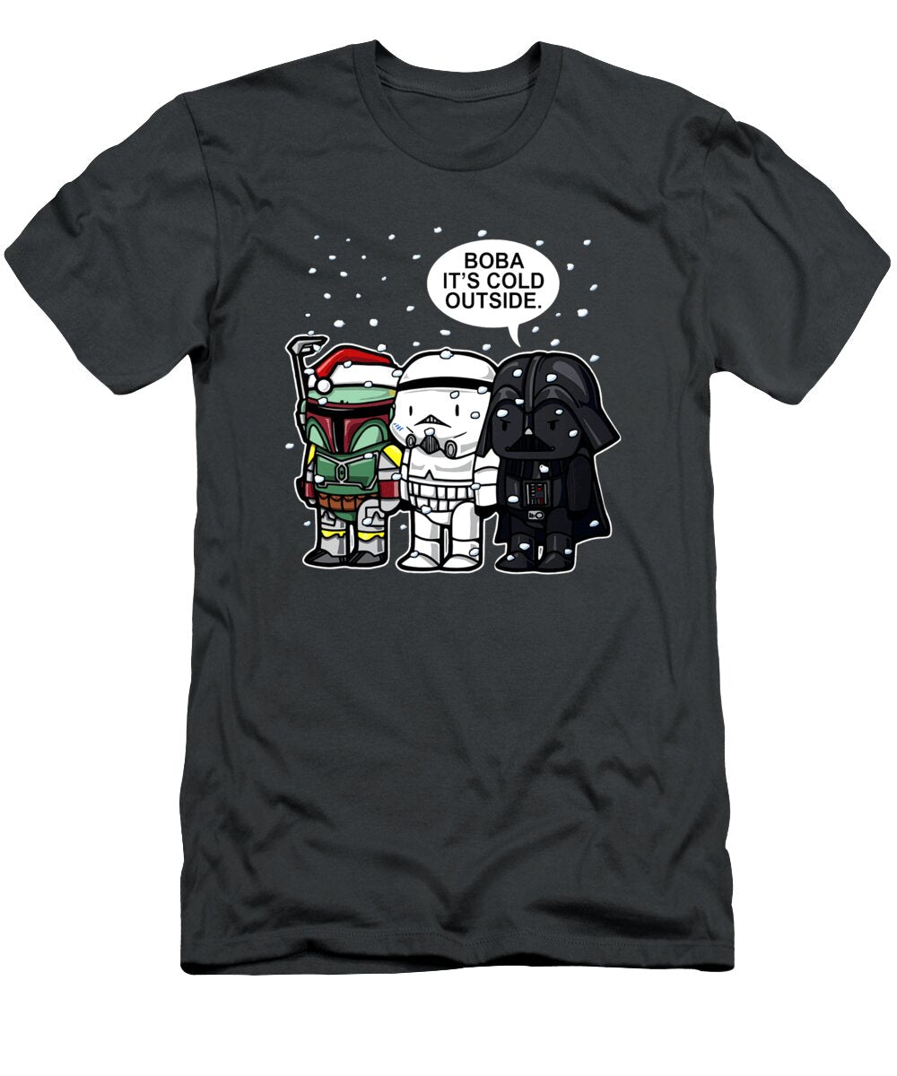 Star Movie War Christmas Stormtrooper Death Trooper Boba It Is Cold Outside Funny Gift for Men Women Marcory Tamayo T-Shirt