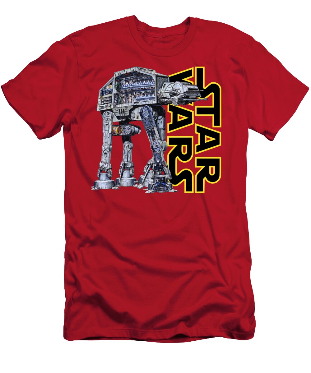 Star Wars At At All Terrain Armored Transport Cutaway Vlad Automotive T-Shirt