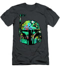 Star Wars Boba Fett Helmet Tropical Flower Fill Zachar Franky T-Shirt