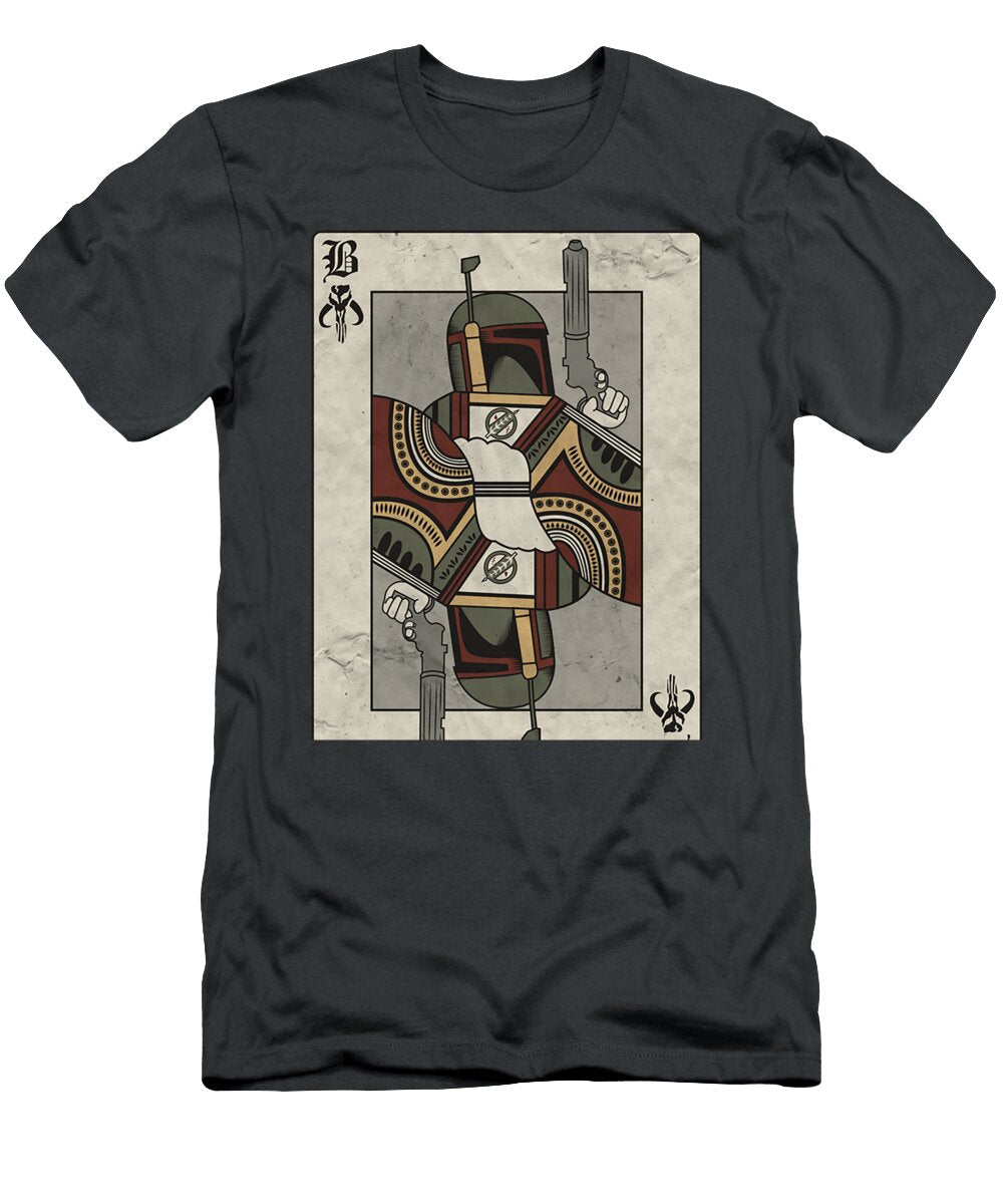 Star Wars Boba Fett Playing Card Graphic Tommyz Jenna T-Shirt
