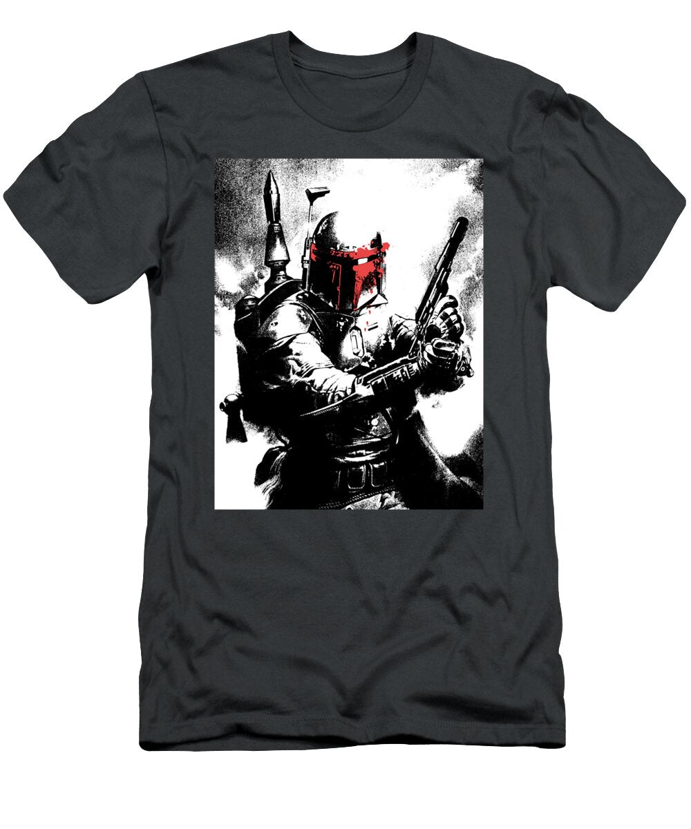 Star Wars Boba Fett Red Mask Portrait Tommyz Jenna T-Shirt