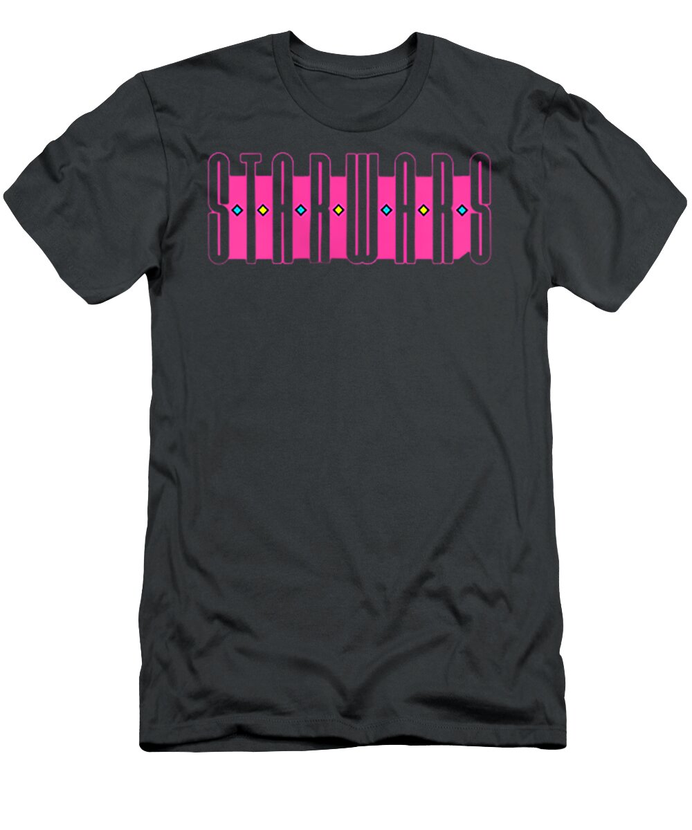 Star Wars Boba Fett Retro Neon Daniel Faye T-Shirt