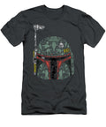 Star Wars Boba Fett Silhouette Helmet Fill Graphic Branno Alisha T-Shirt