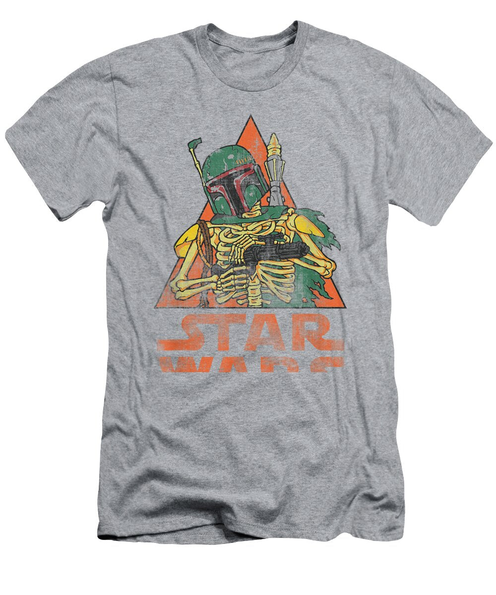 Star Wars Boba Fett Skeleton Halloween Costume Leon Breagh T-Shirt