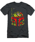 Star Wars Boba Fett Tropical Print Helmet Graphic Tommyz Jenna T-Shirt