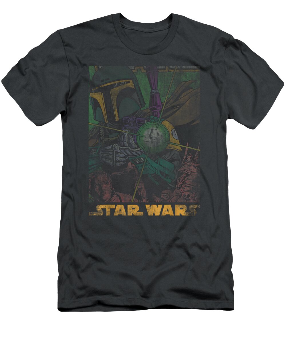 Star Wars Boba Fett Vintage Comic Book Kaleb Maili T-Shirt