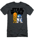 Star Wars Boba R2d2 and C3po Cute Cartoon Graphic Grant Filipa T-Shirt