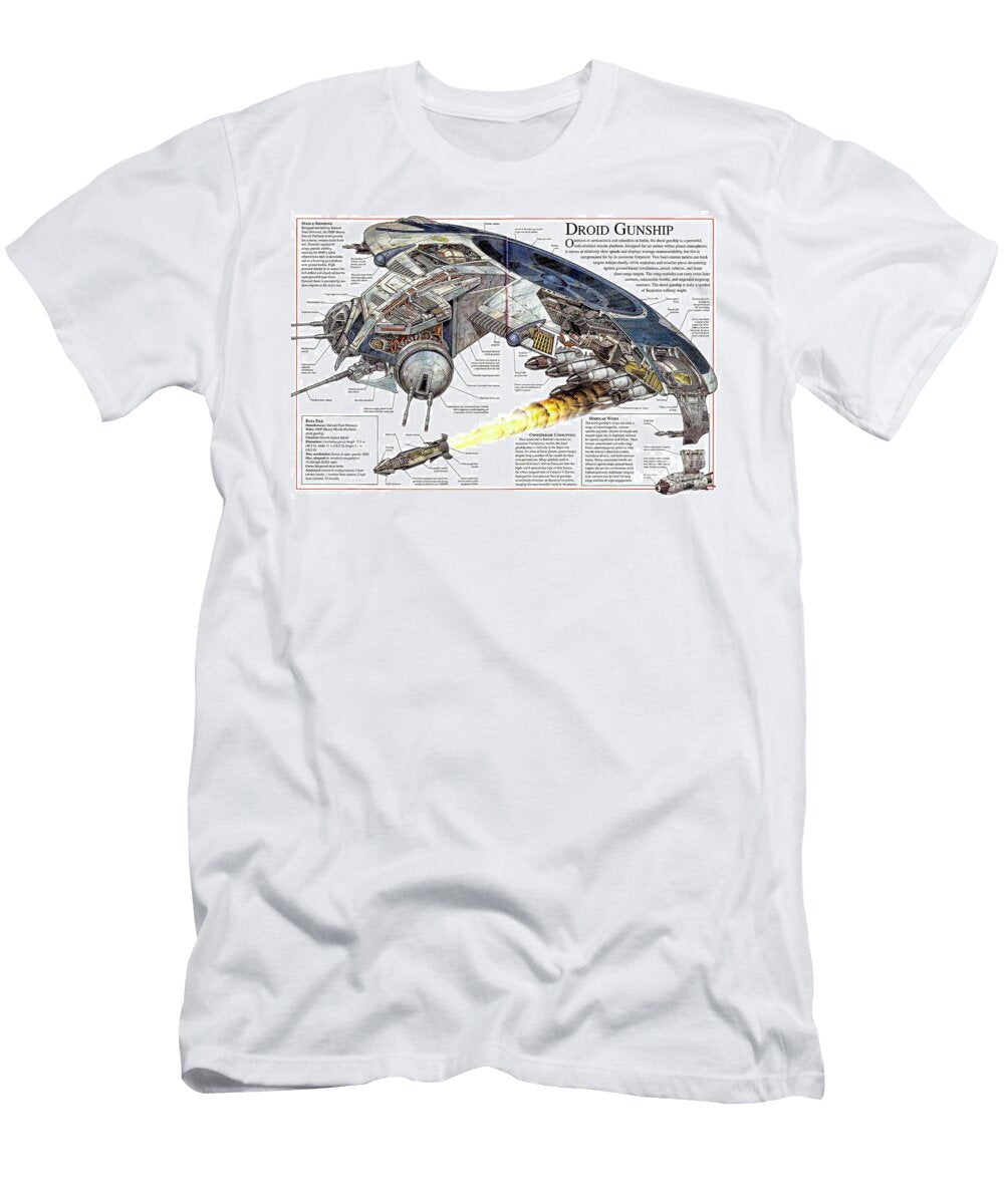 Star Wars Droid Gunship Cutaway Vladislav Shapovalenko T-Shirt