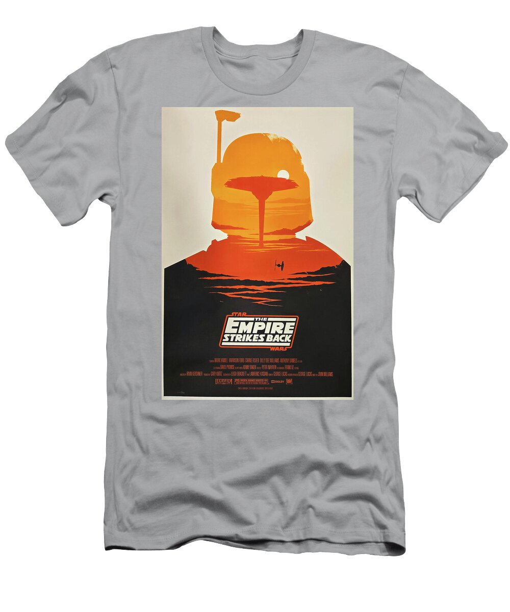 Star Wars Empire Strikes Back Vintage Art Retro Poster Vintage Treasure Sampadart Gallery T-Shirt