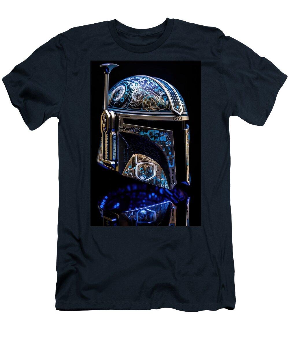 Star Wars Mandalorian Helmet 13 Sotiris Filippou T-Shirt