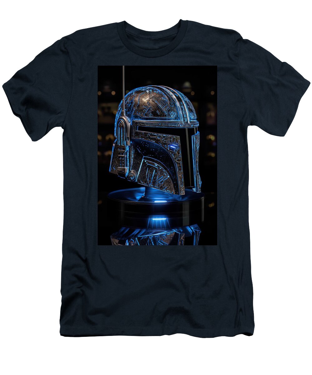 Star Wars Mandalorian Helmet 14 Sotiris Filippou T-Shirt