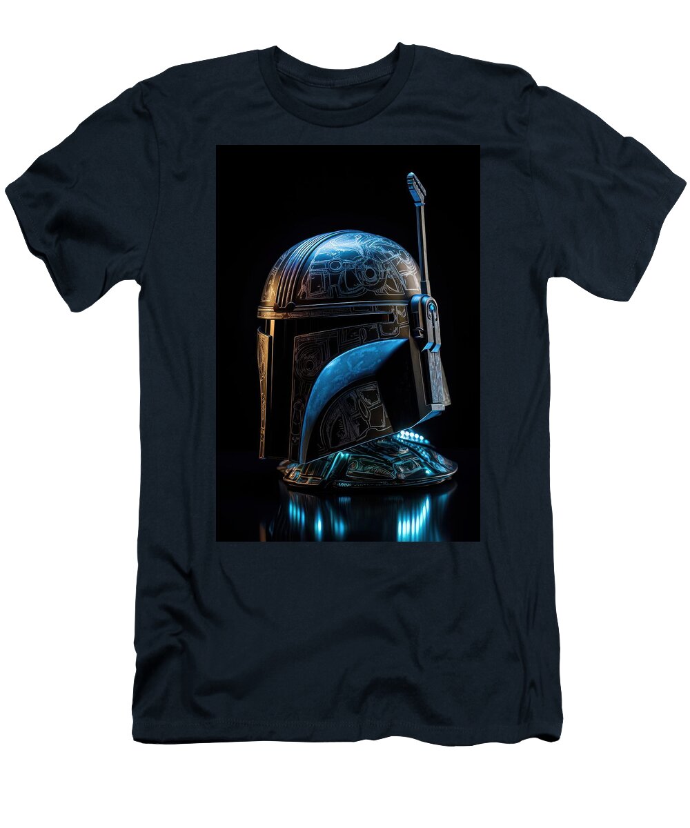 Star Wars Mandalorian Helmet 15 Sotiris Filippou T-Shirt