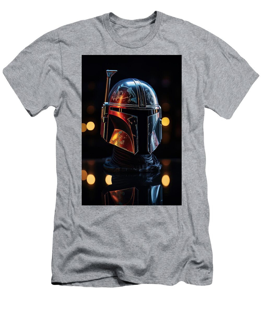 Star Wars Mandalorian Helmet 16 Sotiris Filippou T-Shirt