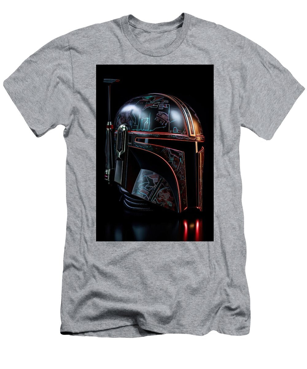 Star Wars Mandalorian Helmet 17 Sotiris Filippou T-Shirt
