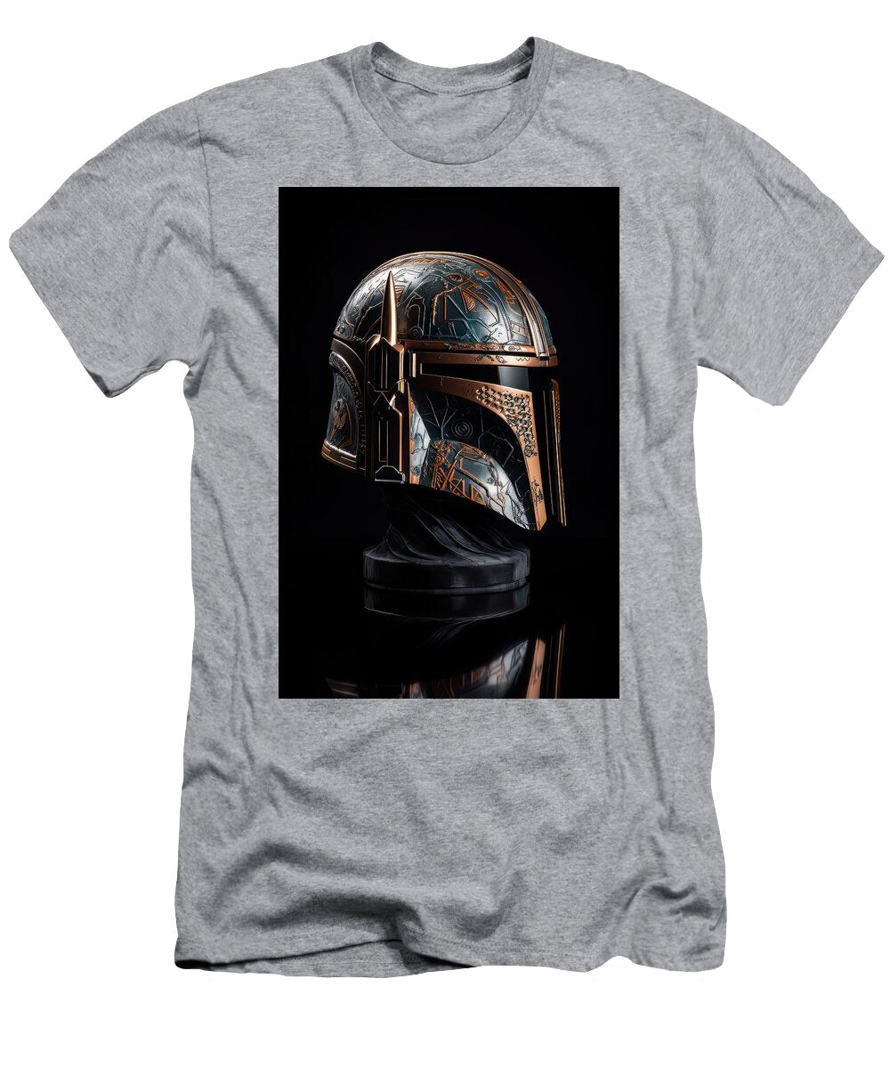 Star Wars Mandalorian Helmet 18 Sotiris Filippou T-Shirt