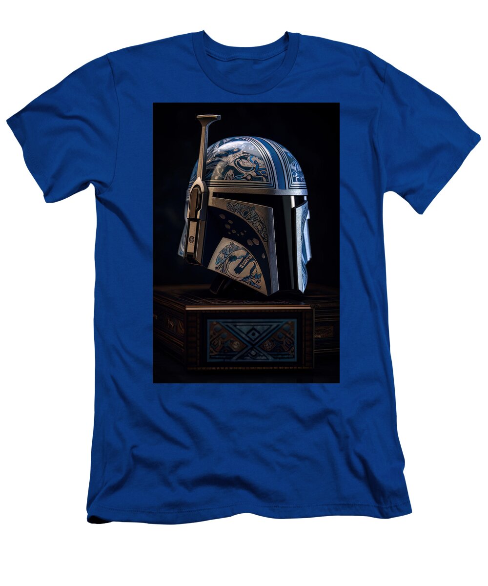 Star Wars Mandalorian Helmet 22 Sotiris Filippou T-Shirt