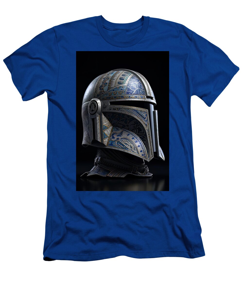 Star Wars Mandalorian Helmet 24 Sotiris Filippou T-Shirt