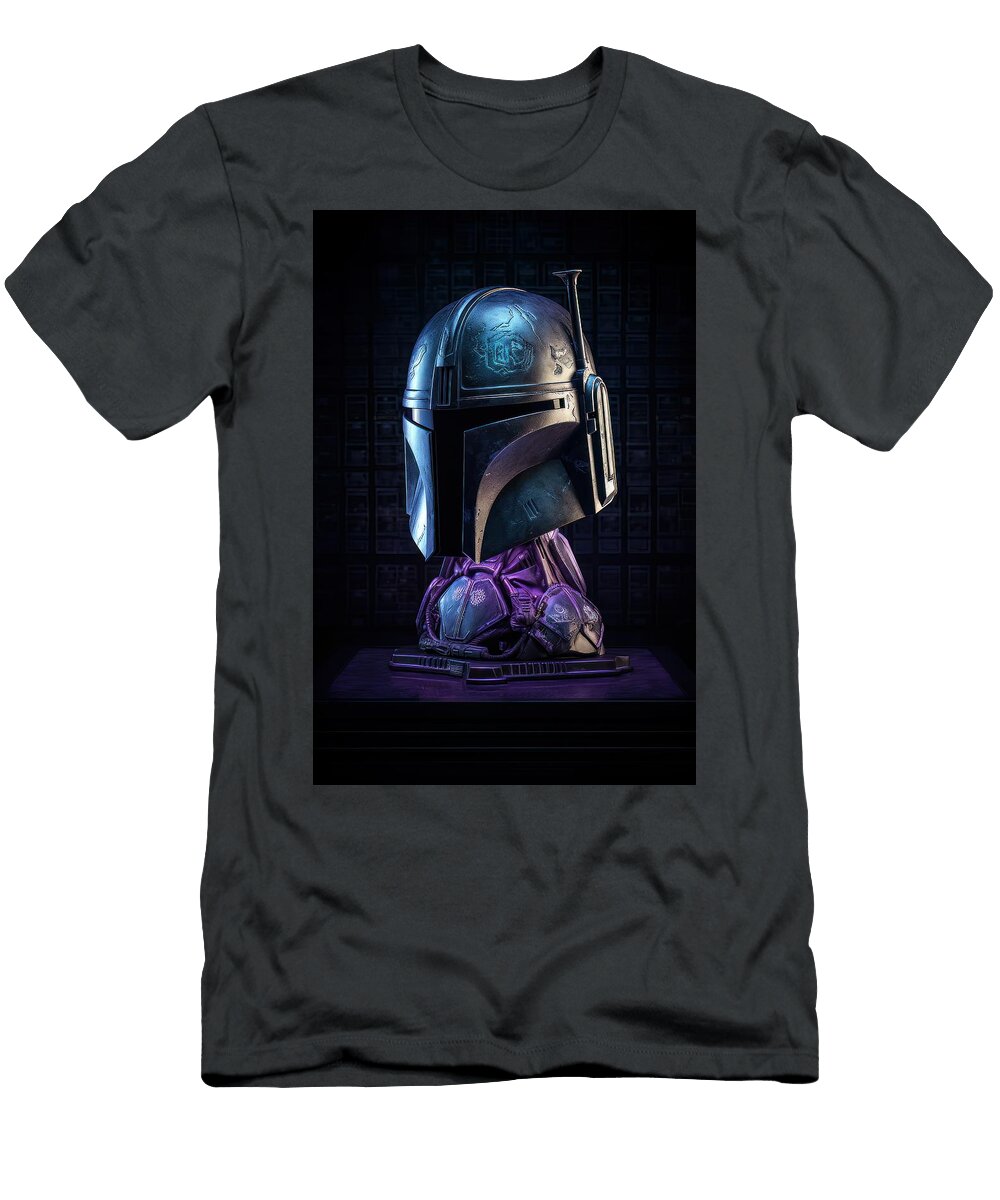 Star Wars Mandalorian Helmet 28 Sotiris Filippou T-Shirt