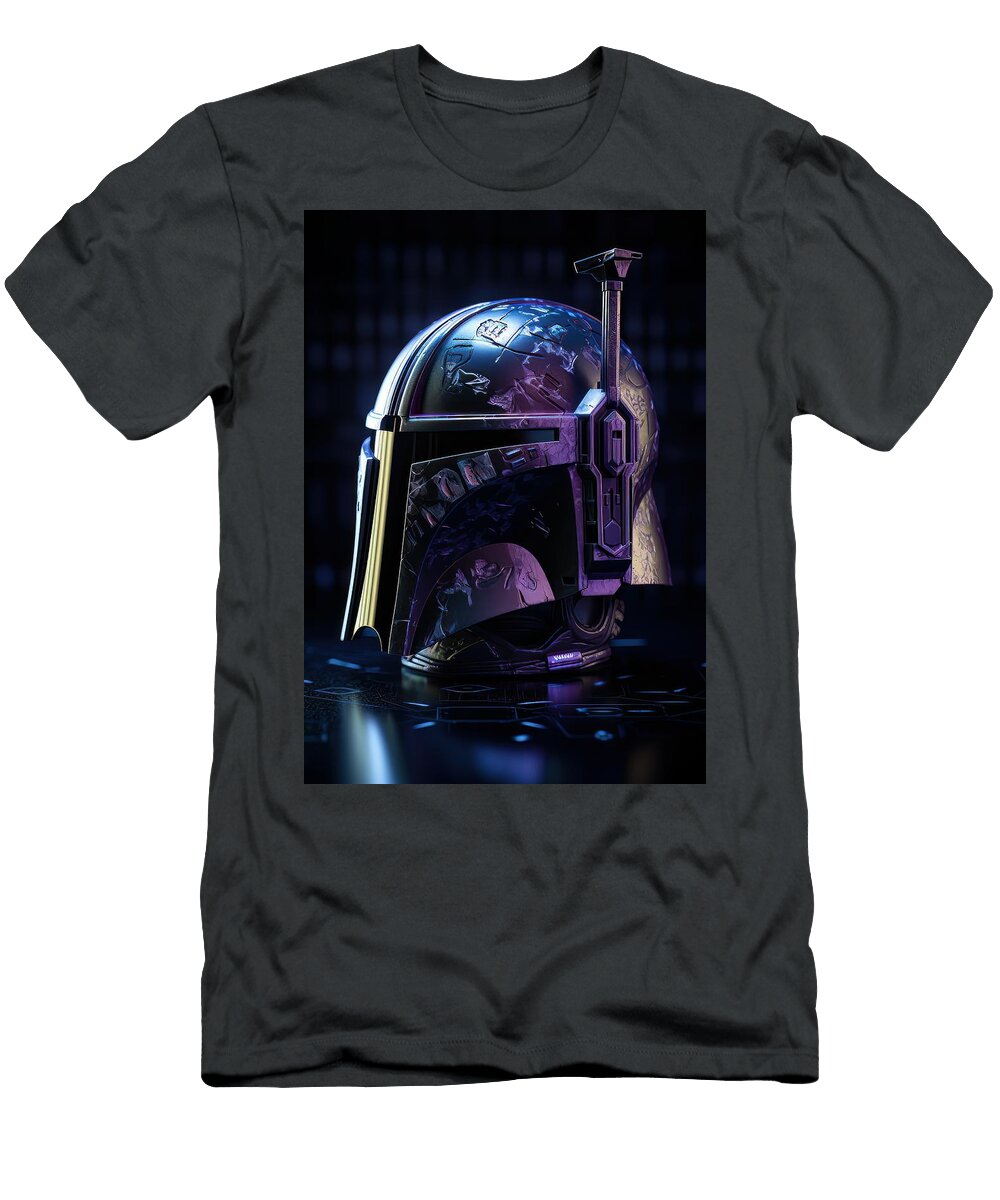 Star Wars Mandalorian Helmet 29 Sotiris Filippou T-Shirt