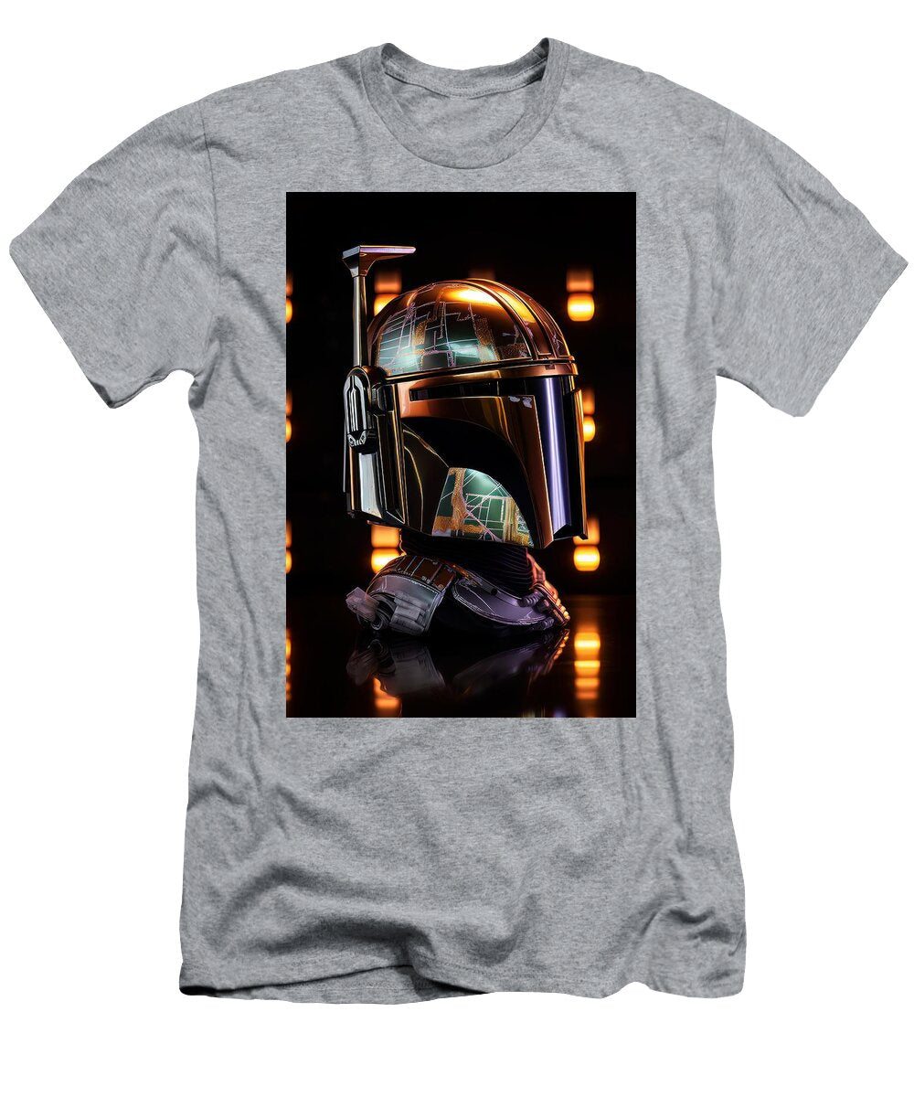 Star Wars Mandalorian Helmet 4 Sotiris Filippou T-Shirt