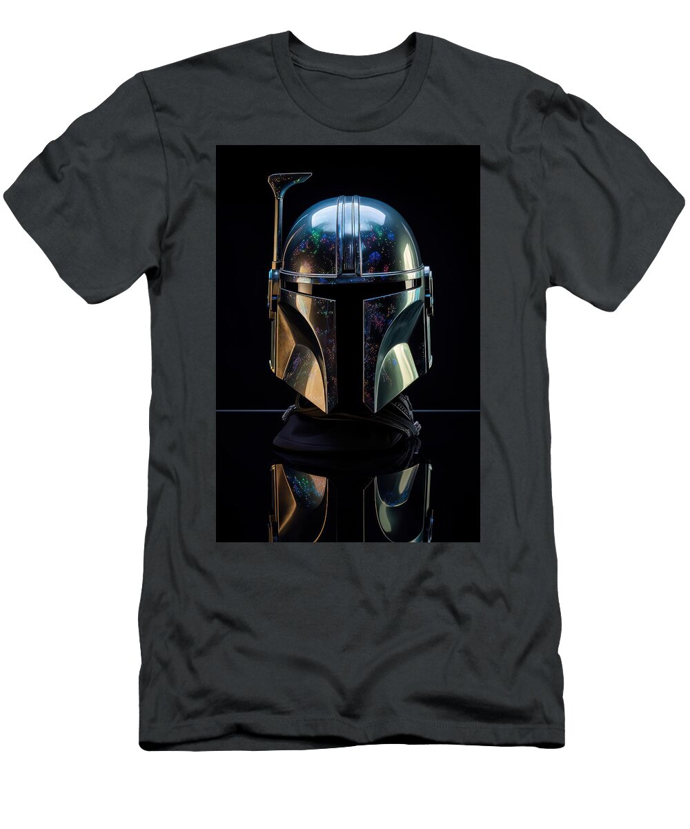 Star Wars Mandalorian Helmet 7 Sotiris Filippou T-Shirt