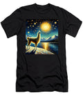 Starry Night Llama Alpaca Van Gogh Lover Job T-Shirt