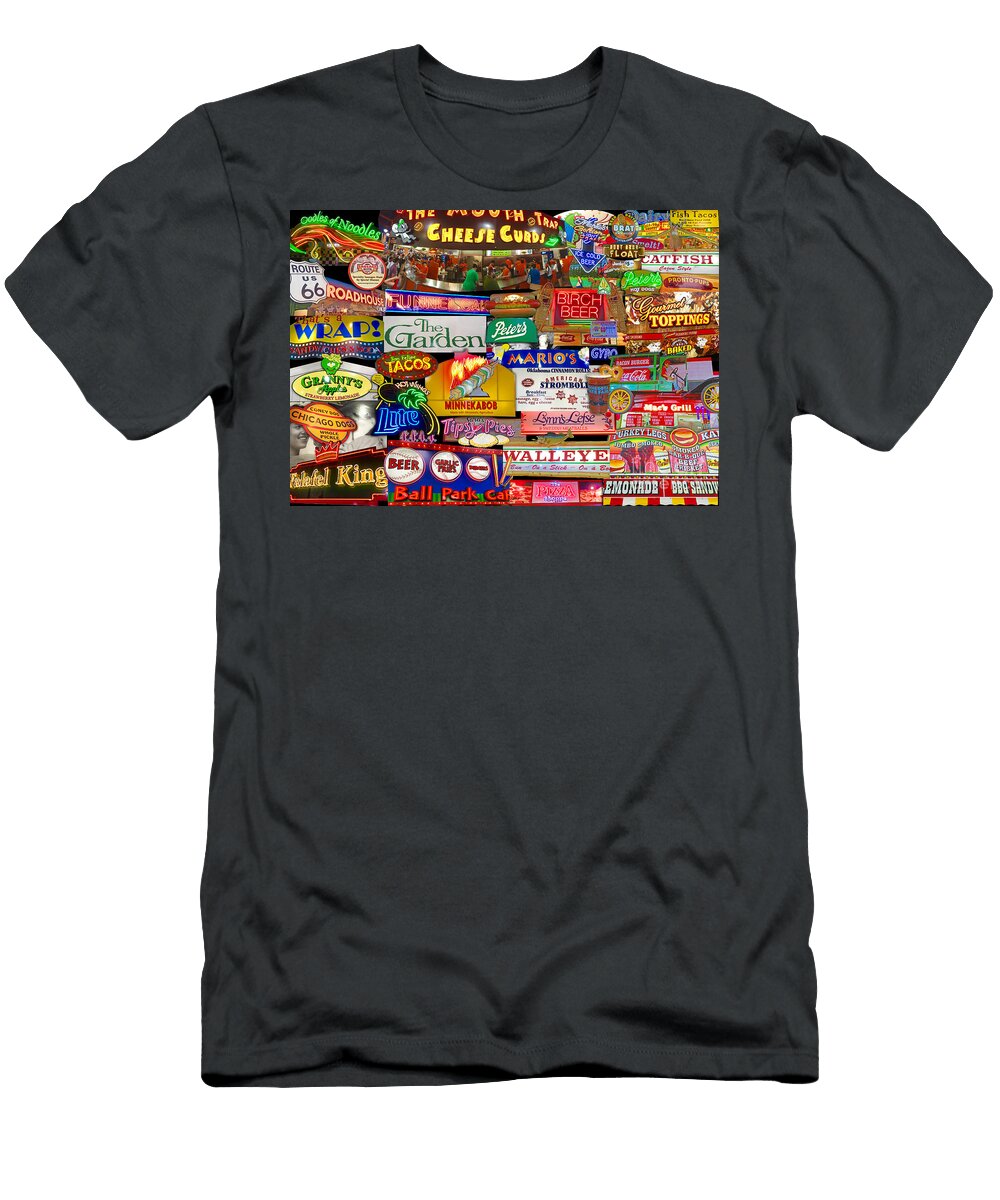 State Fair Food Collage Tom Brewitz T-Shirt