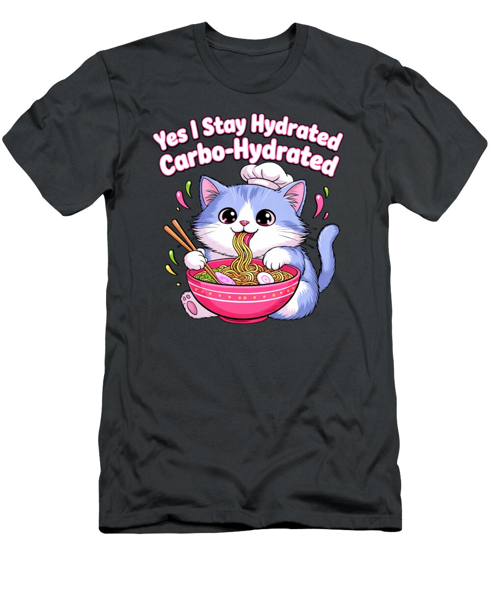 Stay Hydrated Carbohydrated Carbs Lovers Kawaii Zyneu Gangd T-Shirt