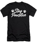 Stay Pawsitive Dog Lover Pet Puppy Animal Paw Gift Thomas Larch T-Shirt