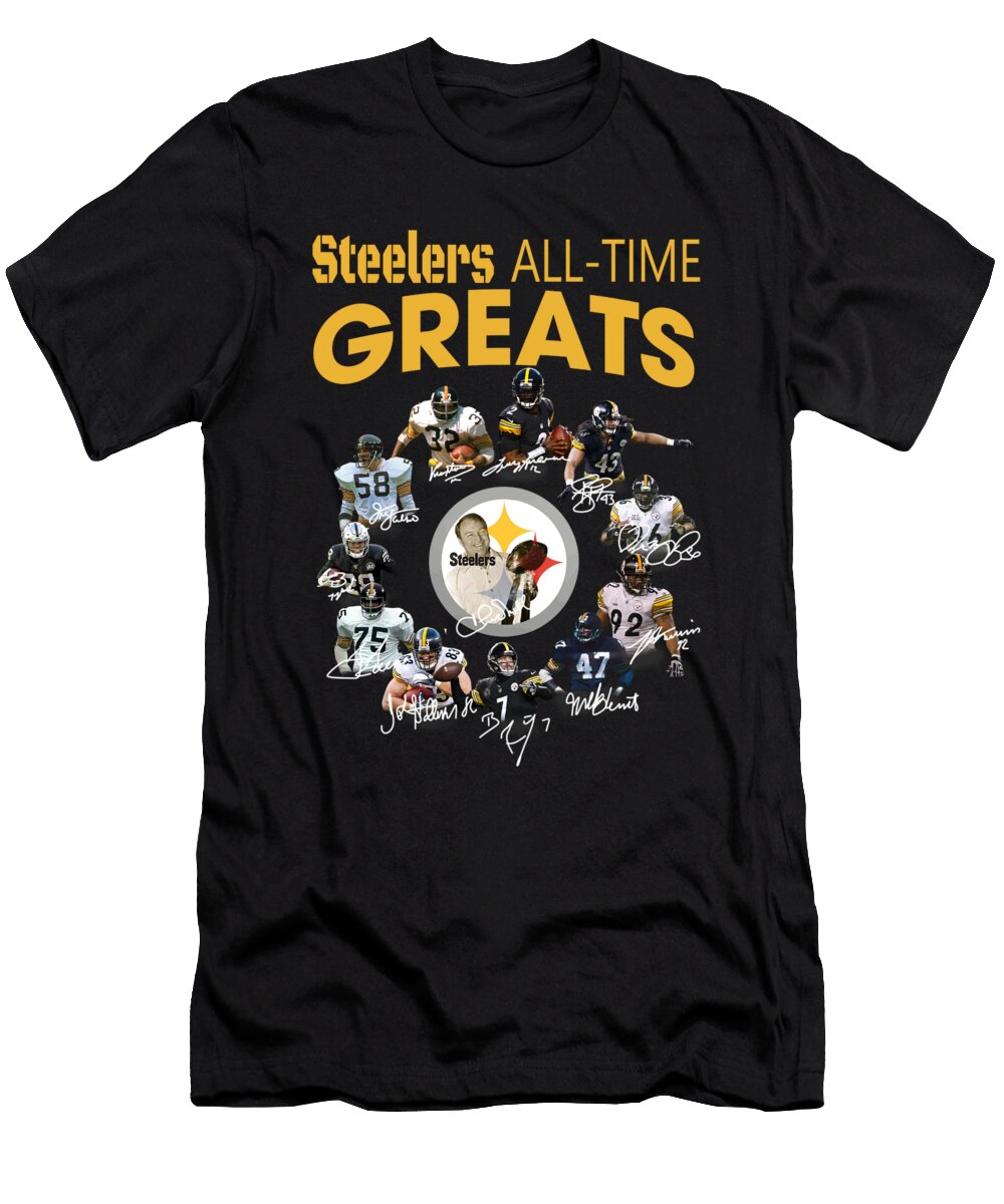 Steelers All Time Greats Signatures Th T-Shirt