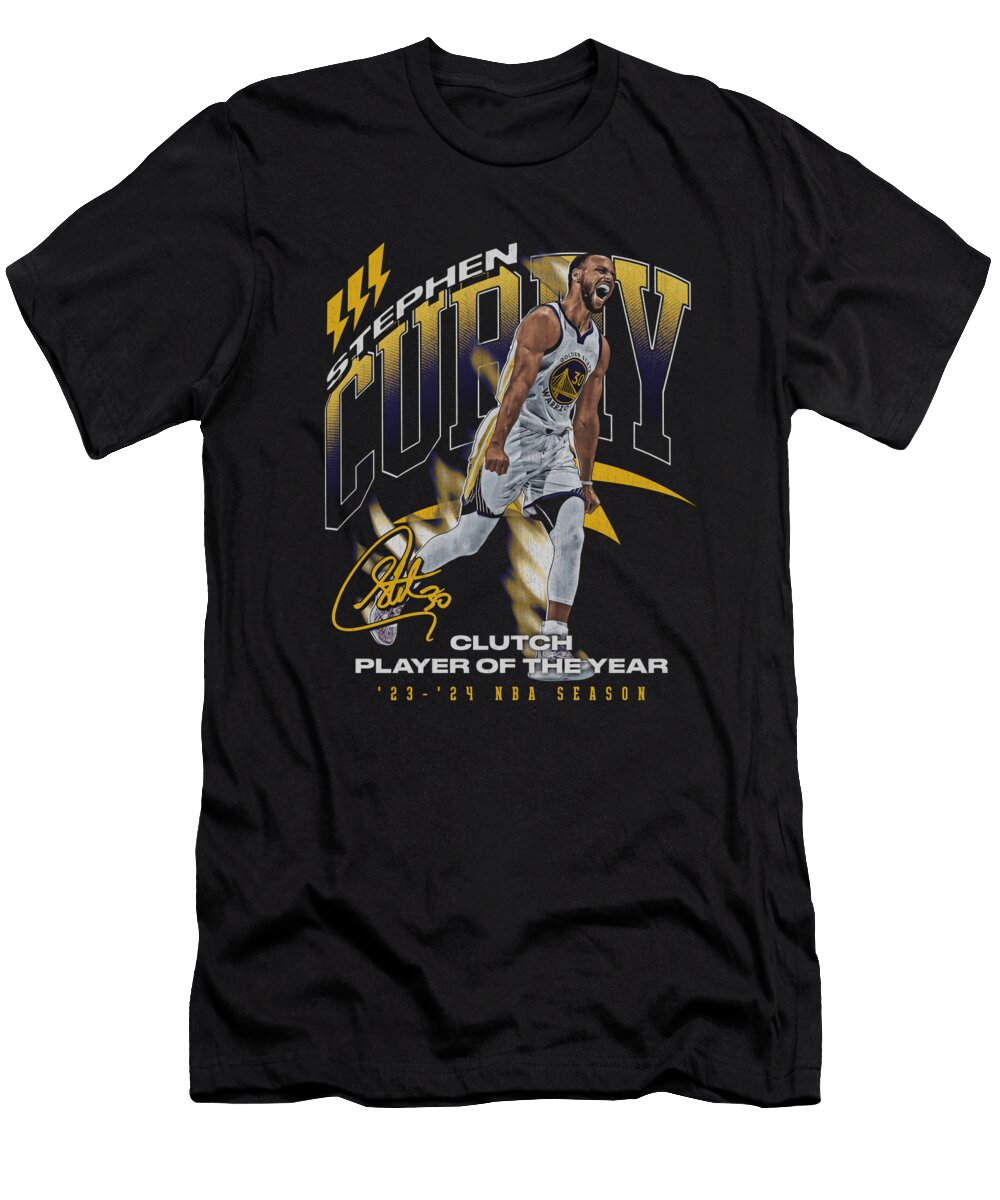 Steph Curry Golden State 2024 NBA Clutch Player Award Ihsan Sirin T-Shirt