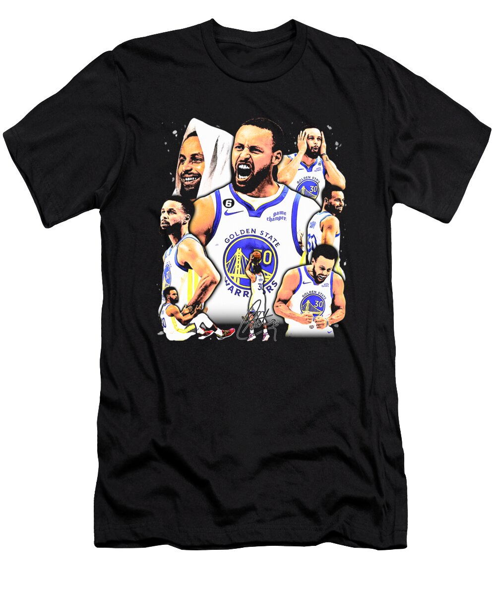 Stephen Curry Collage Ozlem Altin T-Shirt