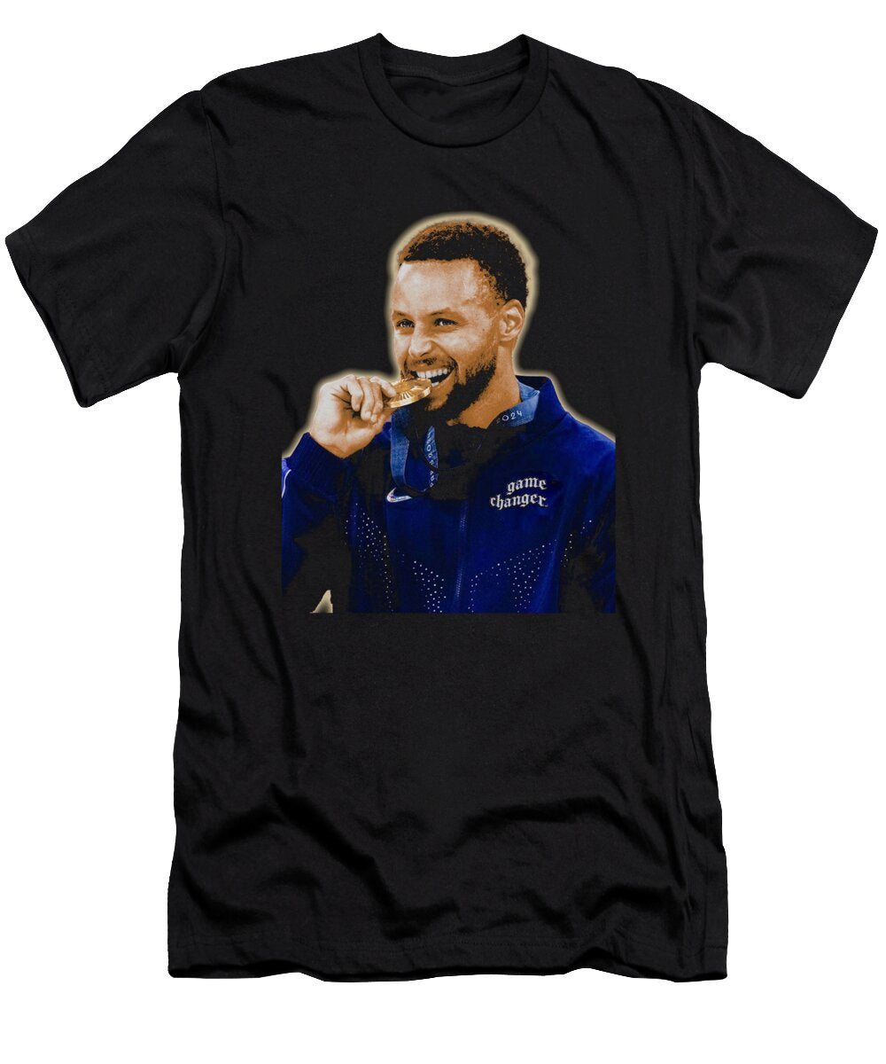 Stephen Curry Gold Ozlem Altin T-Shirt