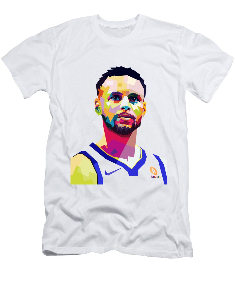 Stephen Curry in Pop Art Yusuf Dedi Wijaya T-Shirt