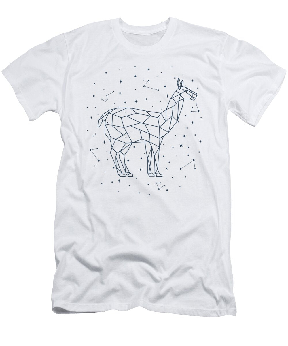 Sternbild Alpaca Constellation Llama Vicuna Guanaco Alpaca Marco Rothe T-Shirt