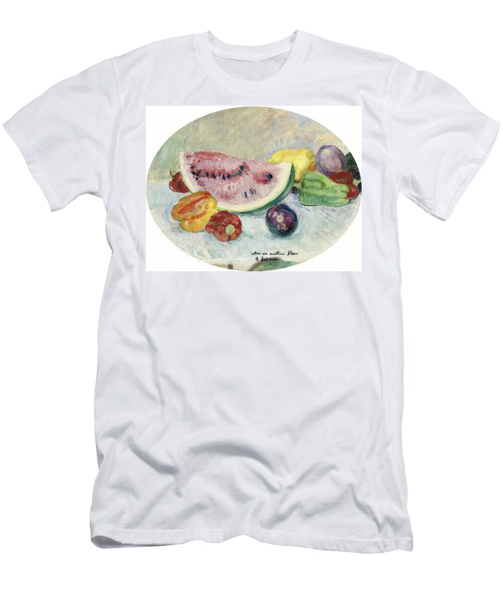 Still Life with a Mellon By Henri Lebasque Artistic Rifki T-Shirt