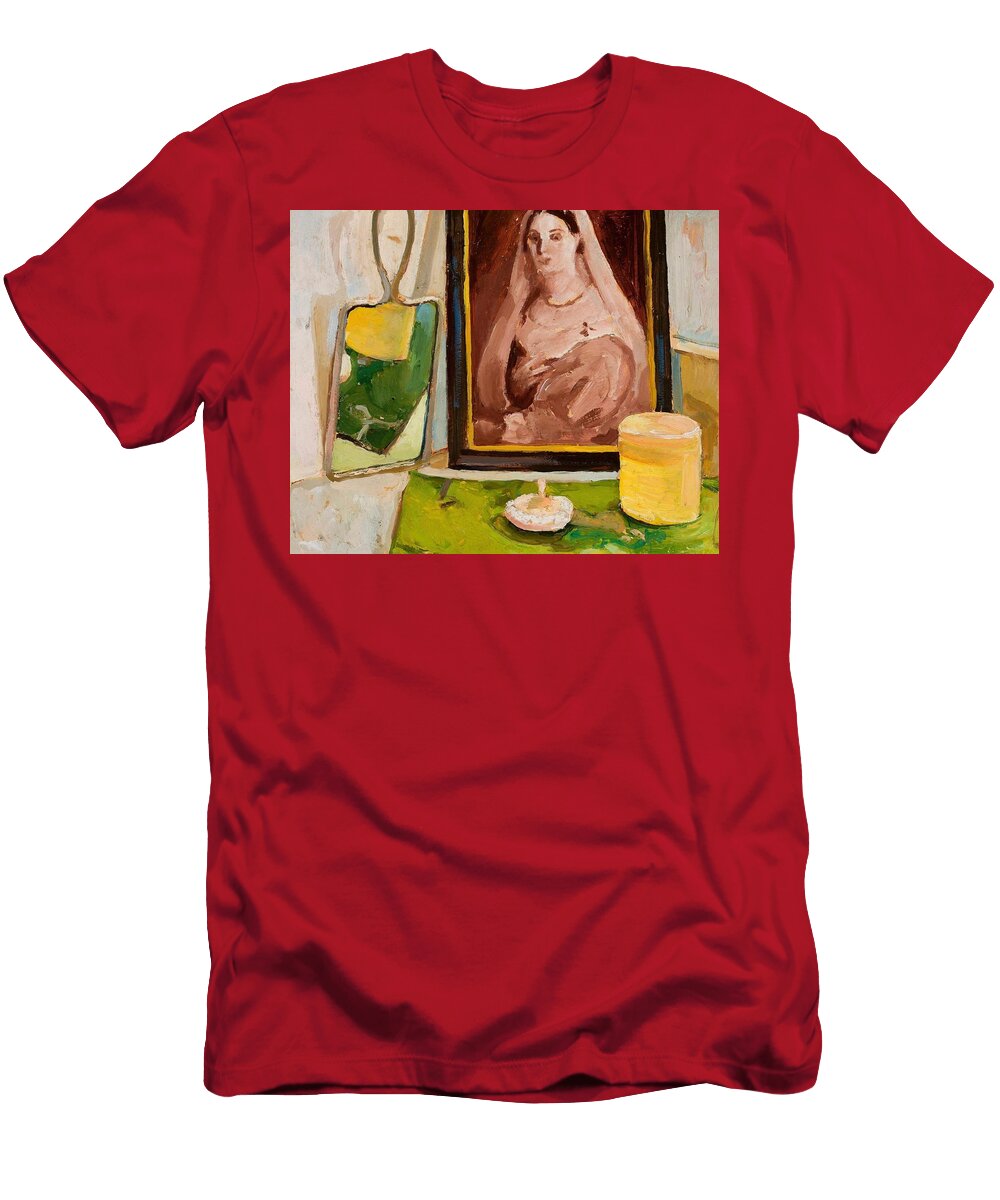 Still Life with a Portrait Zygmunt Waliszewski Polish T-Shirt