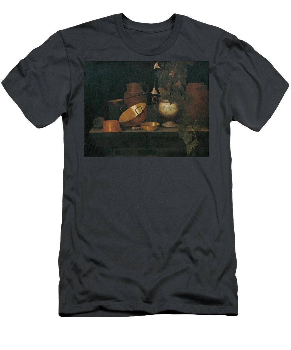 Still Life with Copper Dishes Joannes De Cordua Flemish T-Shirt