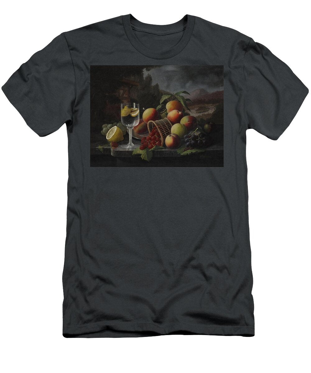 Still Life with Fruit and Glass Severin Roesen T-Shirt