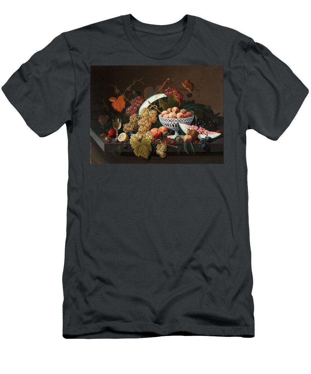 Still Life with Fruit Ca Severin Roesen T-Shirt
