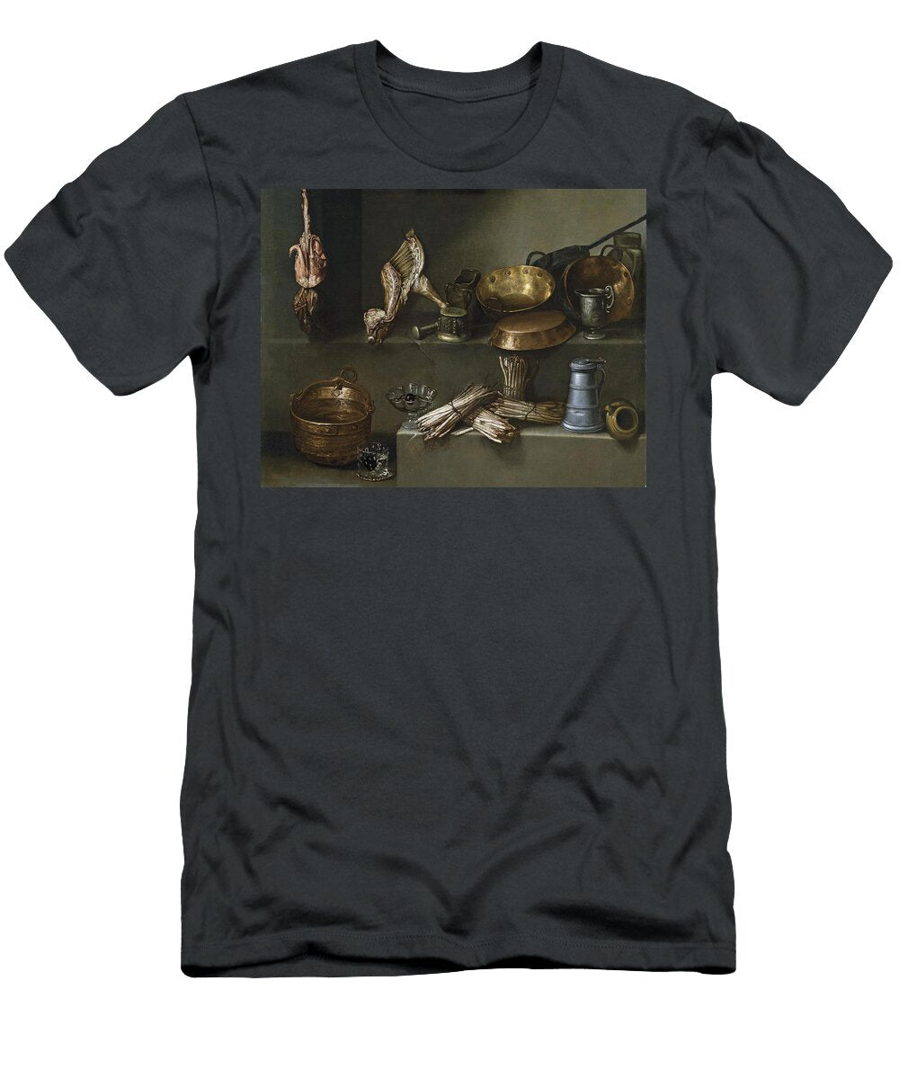 Still Life with Kitchenware and Asparaguses Ignacioarias T-Shirt