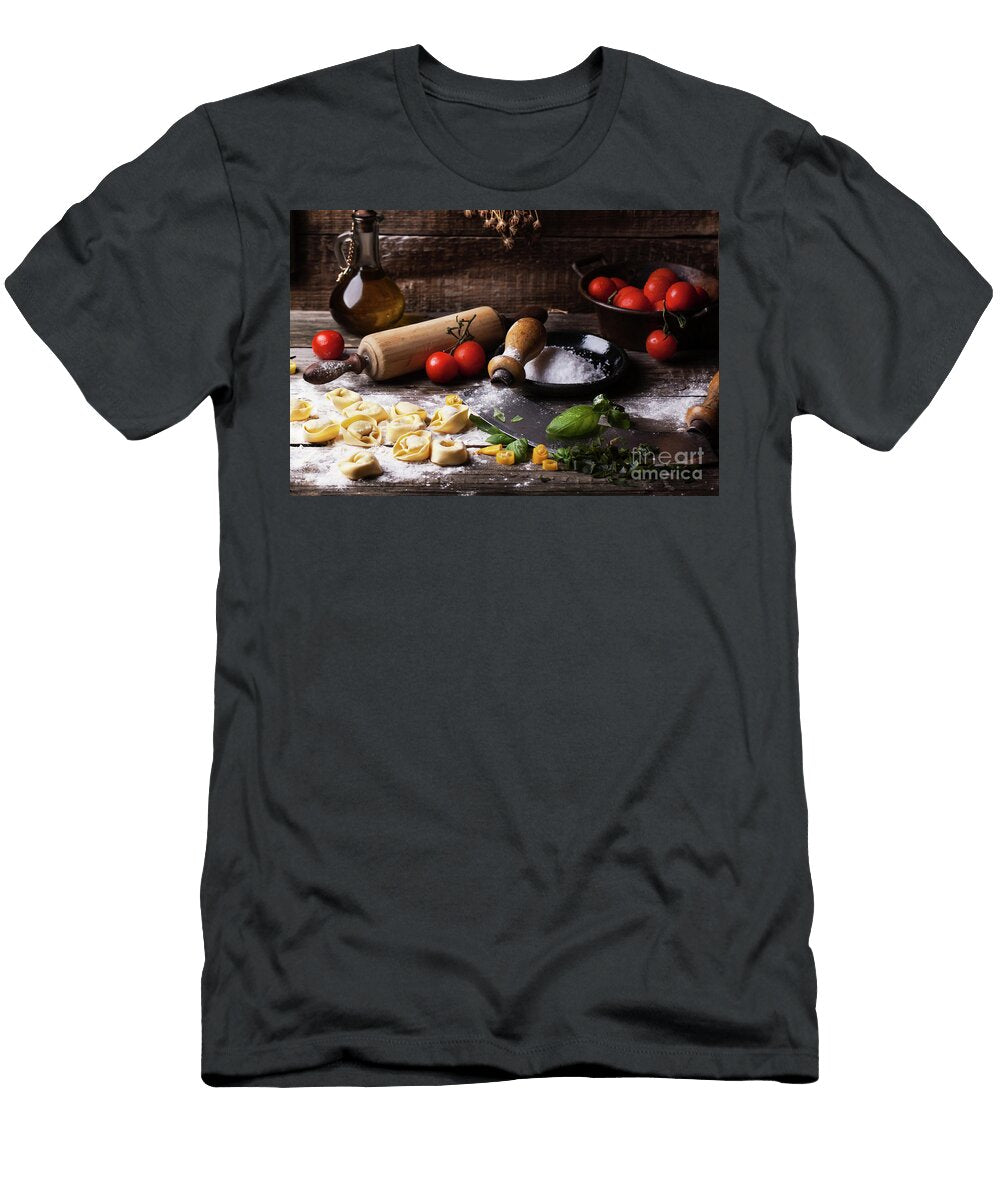Still Life with Pasta Ravioli Natasha Breen T-Shirt